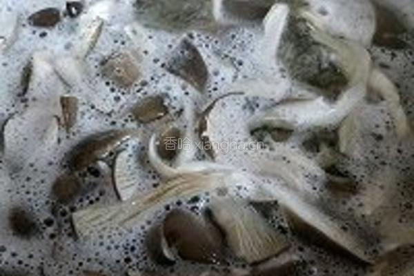 白菜炒平菇的做法图解3