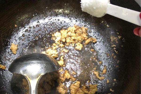 肉沫茄条的做法图解8