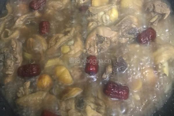 栗子烧鸡的做法图解8