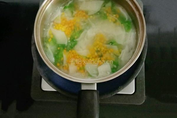 饺子皮面汤 (宝宝辅食）的做法图解8