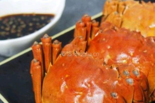 清蒸大闸蟹