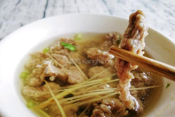  手工甩打牛肉羹的做法图解16