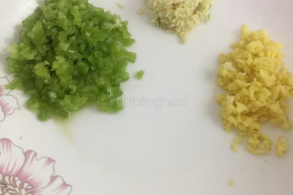 香菇酿肉的做法图解2