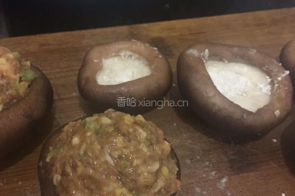 香菇酿肉的做法图解5