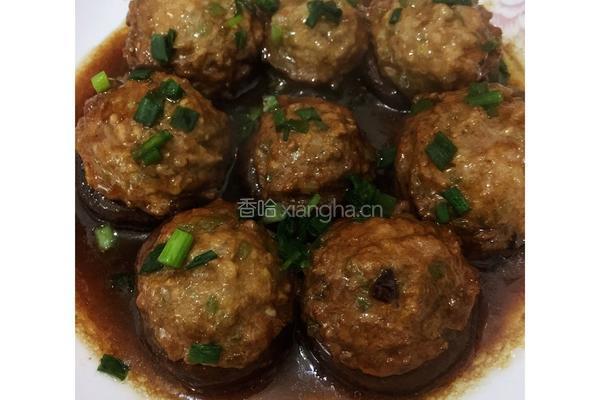 香菇酿肉的做法图解8