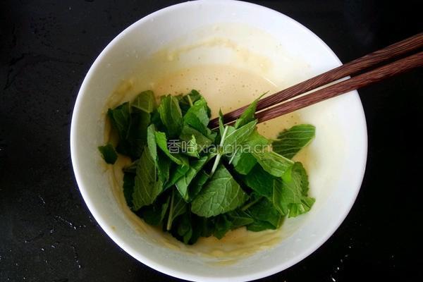 薄荷鸡蛋饼的做法图解6