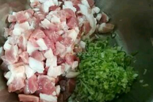 白菜猪肉包的做法图解5