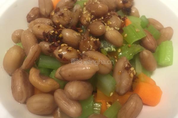 凉拌西芹花生的做法图解16