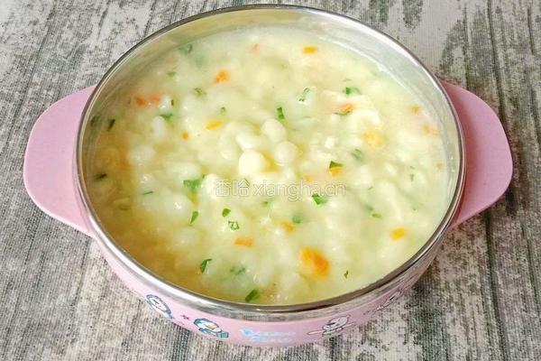 香甜疙瘩糊 (宝宝辅食）的做法图解12