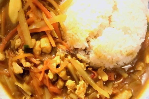 咖喱鸡丁饭的做法图解6