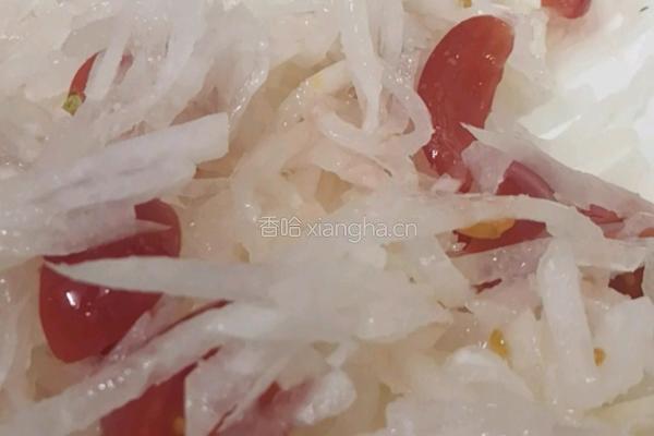 凉拌萝卜丝的做法图解8