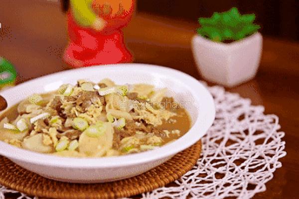韩式牛肉年糕汤的做法图解12