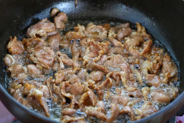 儿菜炒肉片的做法图解4