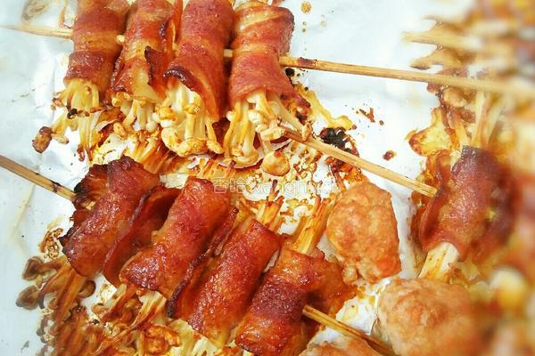 培根金针菇卷的做法图解7