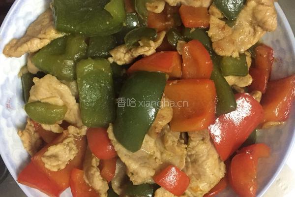 青椒炒肉片的做法图解8