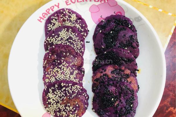 紫薯饼的做法图解4