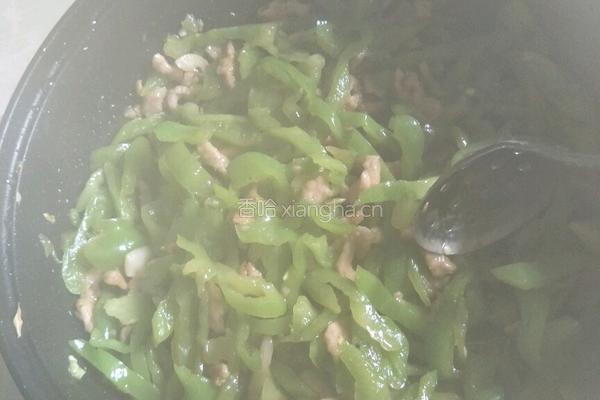 青椒肉丝的做法图解5