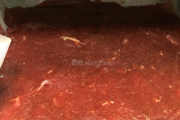 猪肉脯的做法图解7