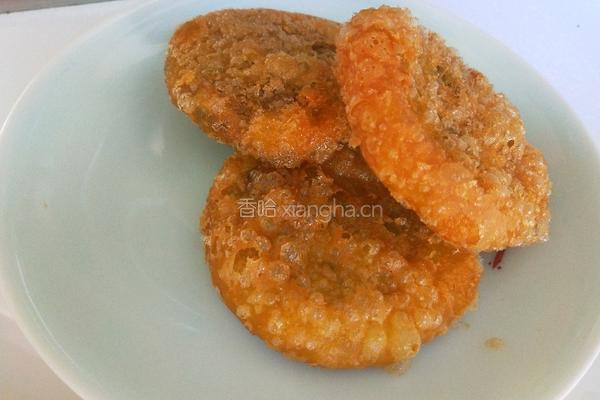 新文美食 黄米玫瑰炸糕的做法图解26