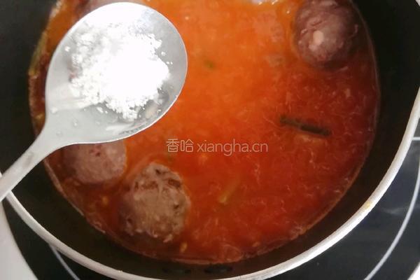 番茄牛肉丸汤的做法图解7