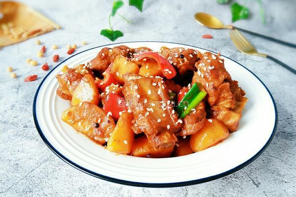 红烧土豆排骨的做法图解13
