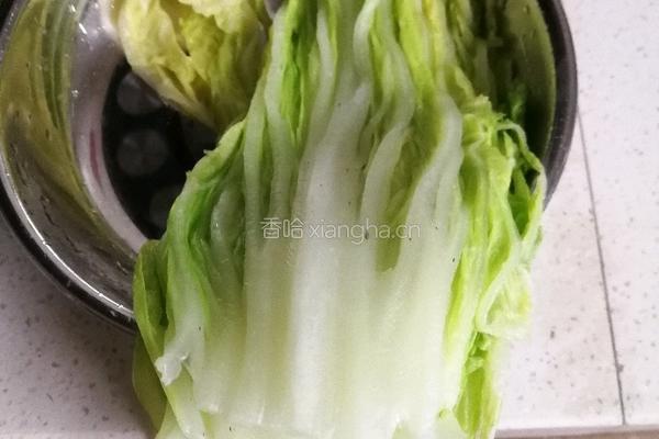 油煎白菜卷的做法图解2