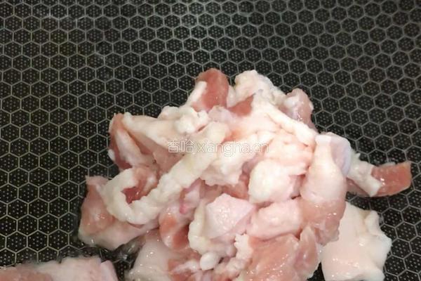 雪菜炒肉片的做法图解3