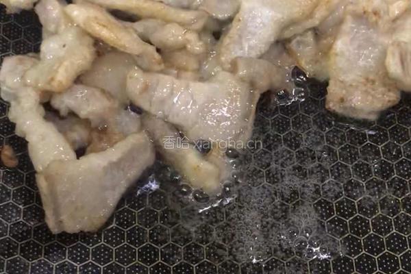 雪菜炒肉片的做法图解4