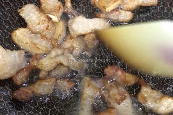 雪菜炒肉片的做法图解6
