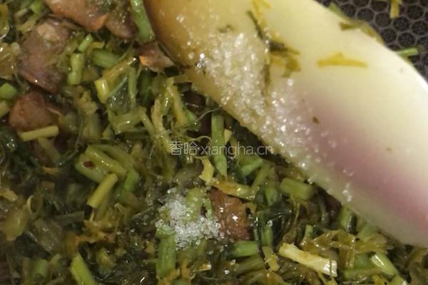 雪菜炒肉片的做法图解8