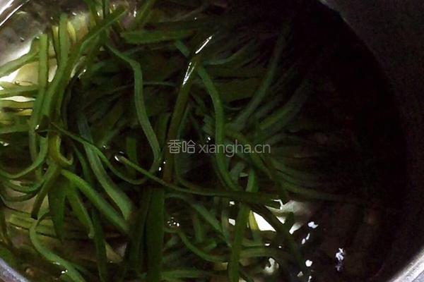 红油蒜末海带丝的做法图解2