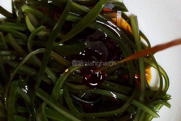 红油蒜末海带丝的做法图解5
