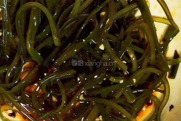 红油蒜末海带丝的做法图解8