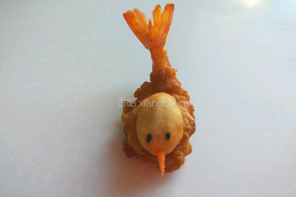 新文美食 小九节变身 凤还巢的做法图解14