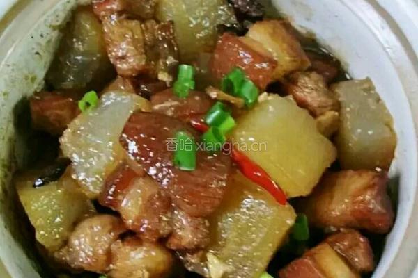 红烧肉炖冬瓜的做法图解10