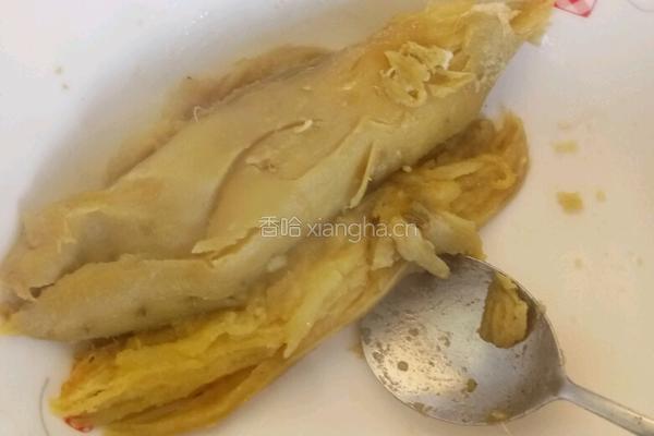 芝士焗红薯的做法图解2