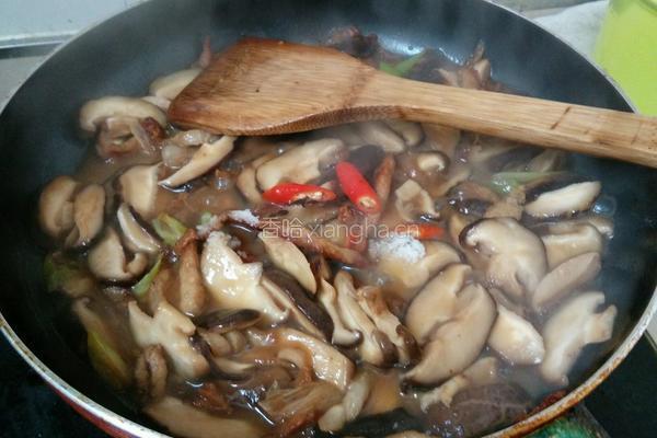 香菇炒肉的做法图解6