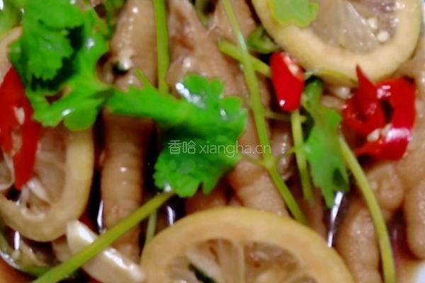 百香果柠檬泡爪的做法图解1