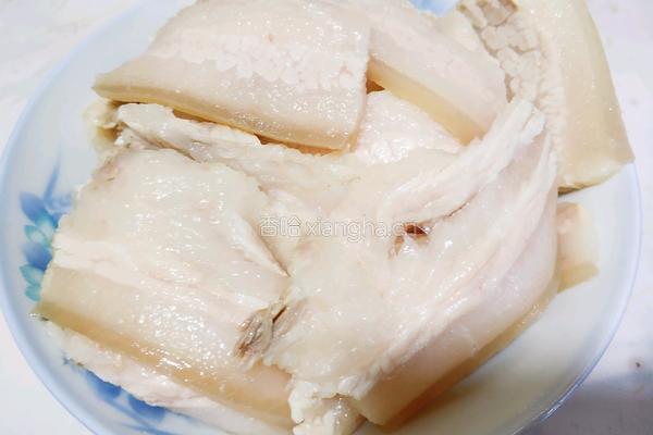 青蒜回锅肉的做法图解5