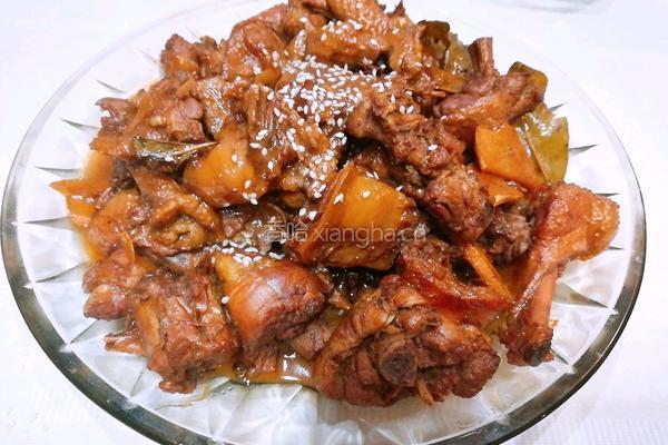 红烧鸭肉的做法图解12