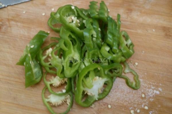 干豆皮炒辣椒的做法图解3