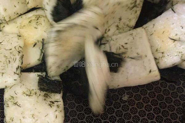 苔条年糕的做法图解11