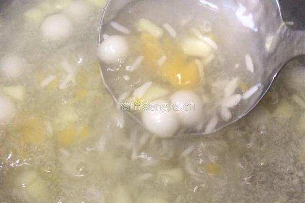 酒酿水果甜羹的做法图解10