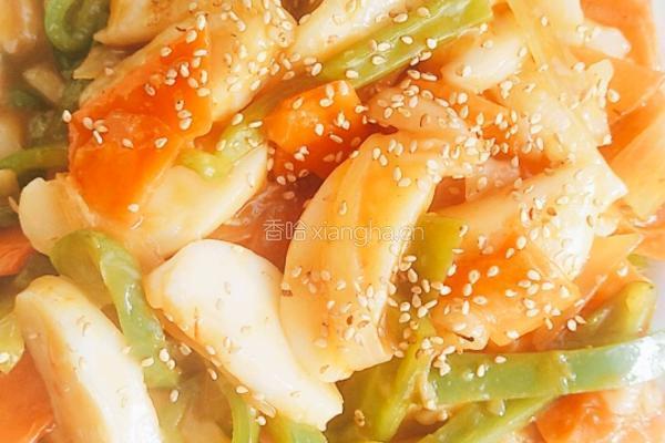家常炒年糕的做法图解19