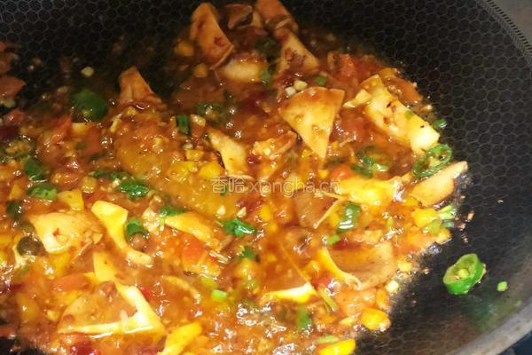 新素食-咖喱蘑菇面的做法图解5