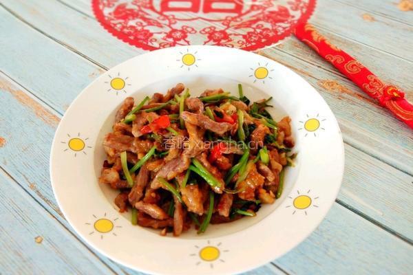 小炒牛肉的做法图解8