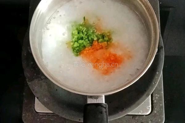 什蔬鱼肉粥 (宝宝辅食）的做法图解6