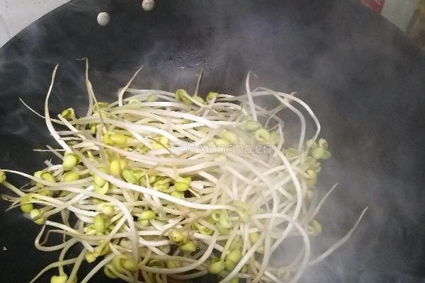 香辣豆芽菜的做法图解5