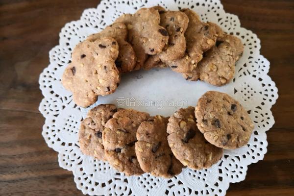 核桃巧克力饼干的做法图解13