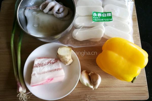  墨鱼炒白粿的做法图解2